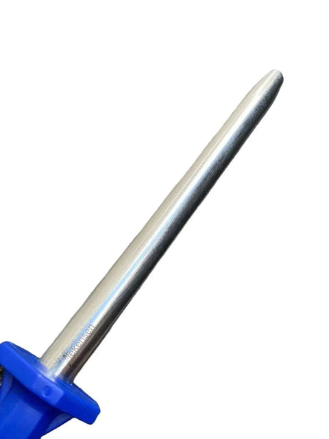 12 Inch Oval Knife Honing Steel Blue Handle OPS-12-2