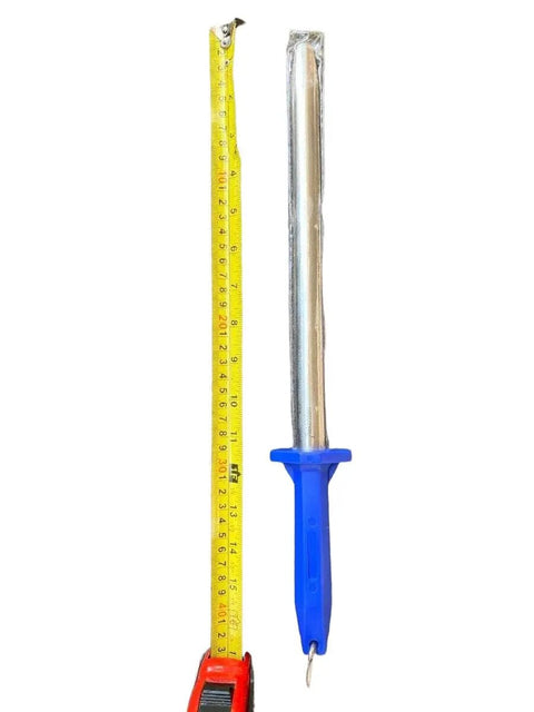 12 Inch Oval Knife Honing Steel Blue Handle OPS-12-2