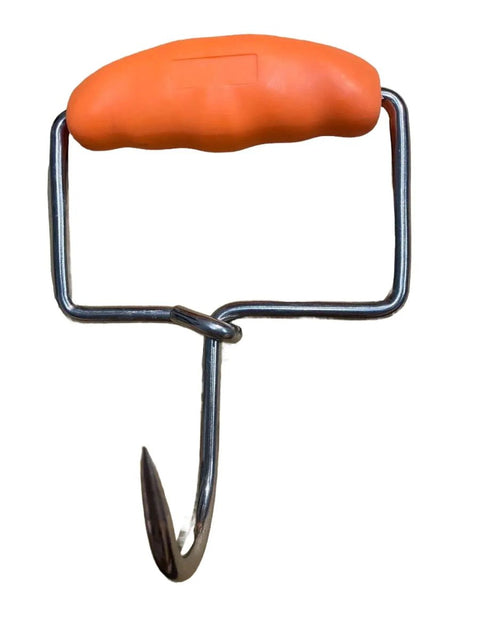 2PCS Diekensen Butchers Hook Square Boning Hook Molded Grip Butchers Meat Hook