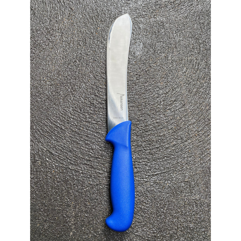 Diekensen 8"/ 20cm Butchers Bullnose Steak Slicing Knife Blue Stainless Steel