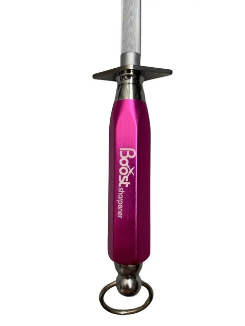 Boost 12 Inch Diamond Sharpening Steel - Colour Aluminium Handled BKS-12