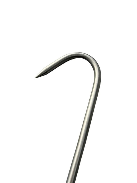 Butchers 8 in Meat Hanging Hooks Solid Stainless Steel Meat S-Hooks