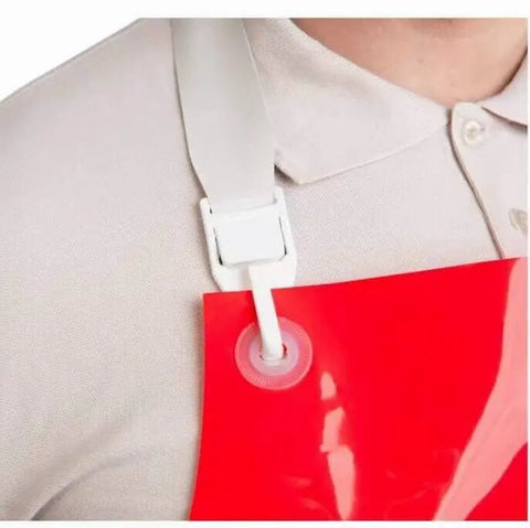 Butchers Apron TPU Waterproof Apron Heavy Duty Vinyl Aprons Full Length Blue AllYourBlades