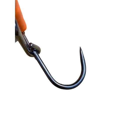 Butchers Boning Hook Orange Round Moulded Grip 15cm SBHMG-1506