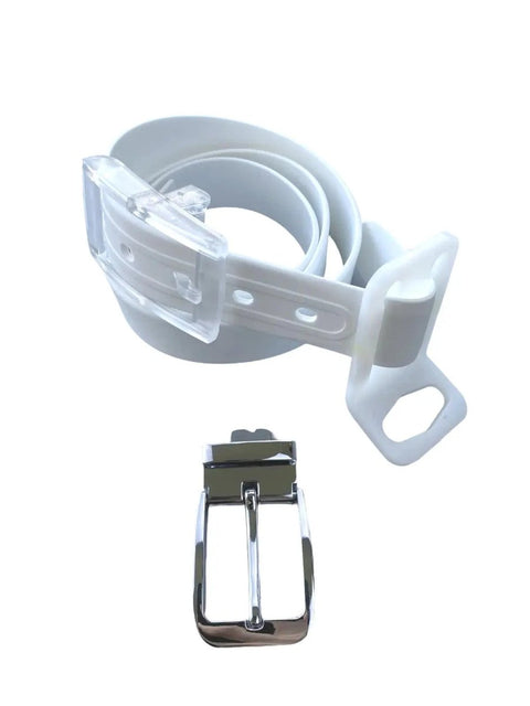 Butchers Knife Pouch Belt Knife Scabbard Plastic & Metal Buckle Belt 140cm White