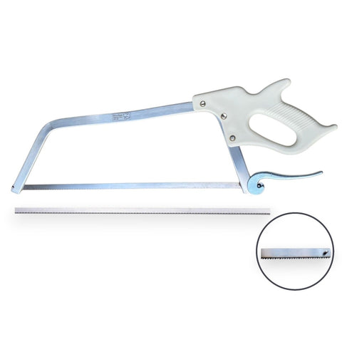 Butchers Meat Handsaw 17.5" 63cm Stainless Steel Meat Saw w Kamlok Extra Blade