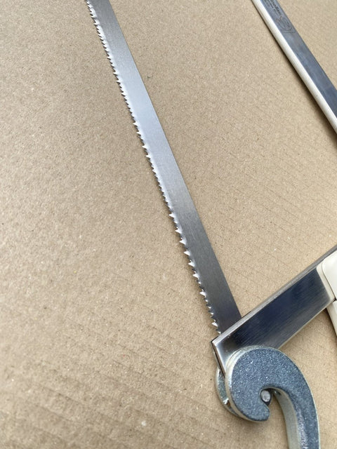 Butchers Meat Handsaw 17.5" 63cm Stainless Steel Meat Saw w Kamlok Extra Blade