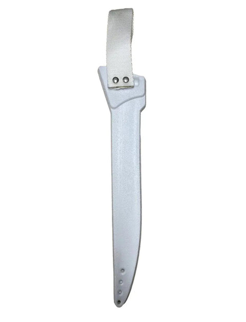Butchers Single Knife Pouch/ Knife Scabbard 22cm 9''  Boning/Filleting - White
