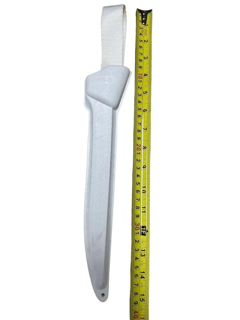 Butchers Single Knife Pouch/ Knife Scabbard 22cm 9''  Boning/Filleting - White