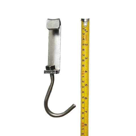 Chrome Plated Steel Rail Skid-Hook with Stainless Steel Hook RHSS-01