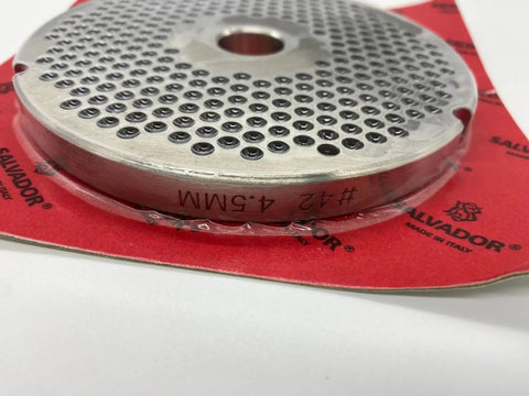 Commercial Butchers Supplies Equipment Meat Mincer Dics Mincer Plate #42- 4.5MM AllYourBlades