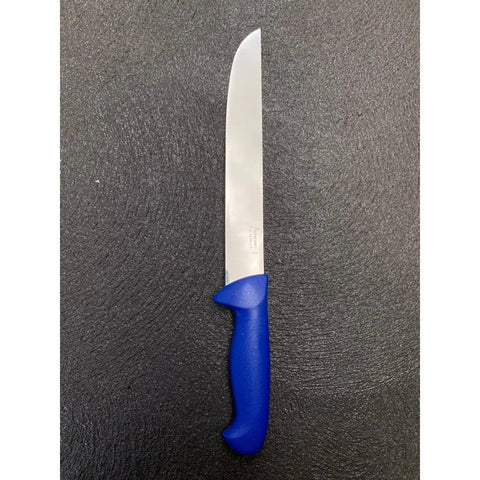 Diekensen 10"  Straight Slicing Knife Wide Blade Blue Handle AllYourBlades