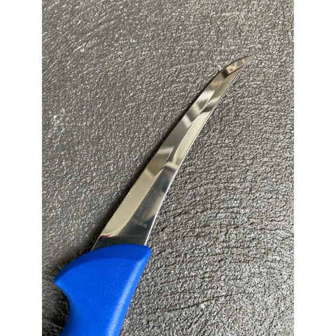 Diekensen 6' Curved Stiff Boning Knife Blue Handle AllYourBlades