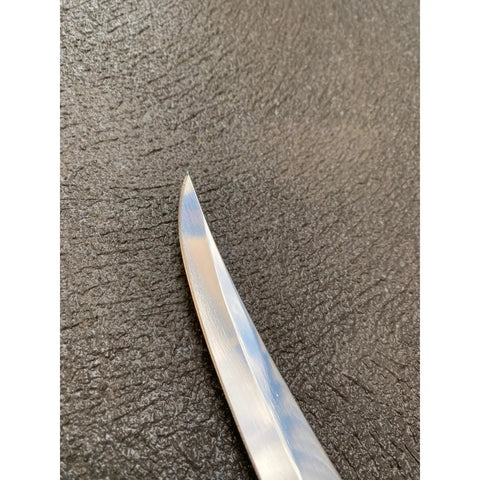 Diekensen 6' Curved Stiff Boning Knife Pink Ridged Grip Handle AllYourBlades