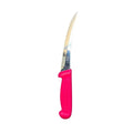 Diekensen 6' Curved Stiff Boning Knife Pink Ridged Grip Handle AllYourBlades