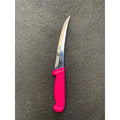 Diekensen 6' Curved Stiff Boning Knife Pink Ridged Grip Handle AllYourBlades