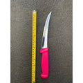 Diekensen 6' Curved Stiff Boning Knife Pink Ridged Grip Handle AllYourBlades