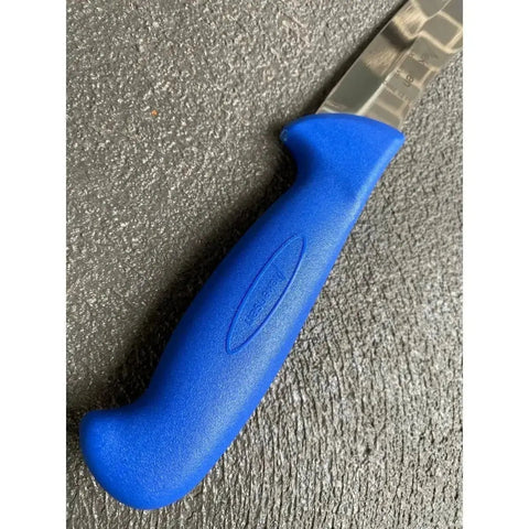 Diekensen 6' Curved Stiff Skinning Knife Blue Handle AllYourBlades