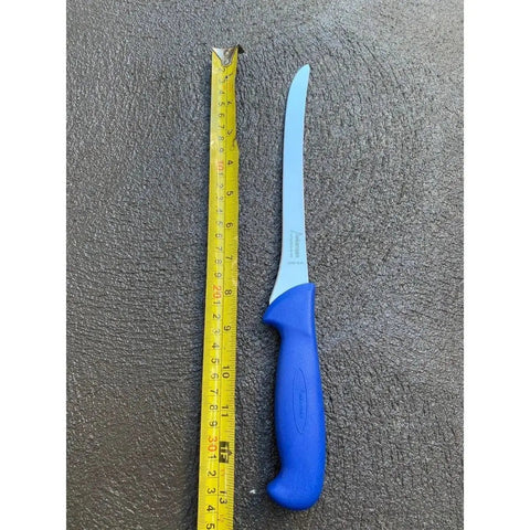 Diekensen 8"  Narrow Fish Filleting Knife Flexible Blue Handle AllYourBlades