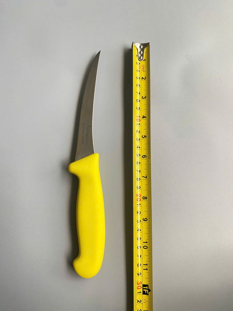 Diekensen Butcher 6" Boning Curve Knife Soft Grip Handle 15cm Narrow Blade Yello