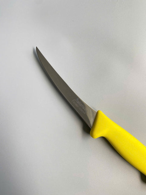 Diekensen Butcher 6" Boning Curve Knife Soft Grip Handle 15cm Narrow Blade Yello