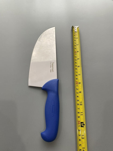 Diekensen Butcher 9" Butcher Knife Cleaver Stainless Steel Curved Chopper Slicer