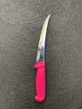 Diekensen Butchers 15cm 6'' Curved Skinning Boning Knife Set White Ridged Pink AllYourBlades
