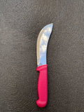 Diekensen Butchers 15cm 6'' Curved Skinning Boning Knife Set White Ridged Pink AllYourBlades