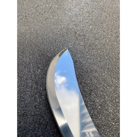 Diekensen Butchers 6'' 15cm Curved Skinning Knife White Ridged Grip Set of 6 AllYourBlades