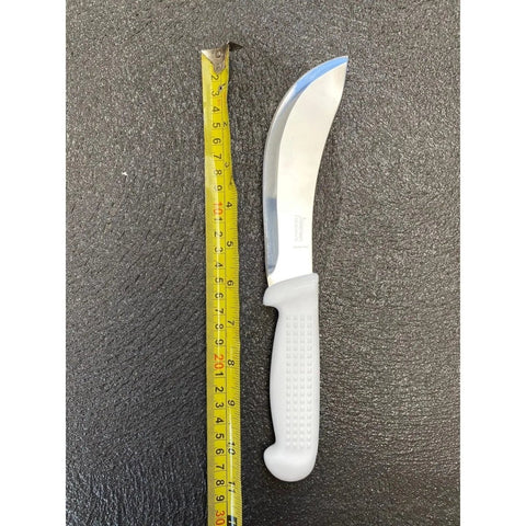Diekensen Butchers 6'' 15cm Curved Skinning Knife White Ridged Grip Set of 6 AllYourBlades