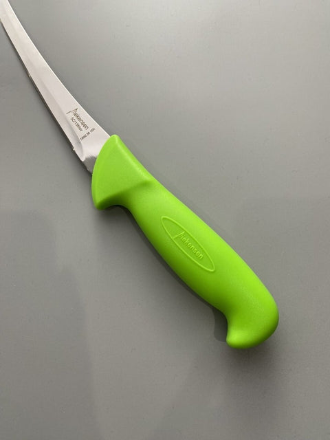 Diekensen Butchers Boning Knife 6'' Hollow Ground 15cm Narrow Curved Stiff Blade