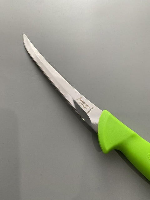 Diekensen Butchers Boning Knife 6'' Hollow Ground 15cm Narrow Curved Stiff Blade