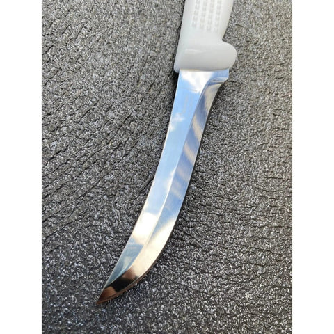 Diekensen Butchers Curved Boning Knife 5'' Narrow Blade Ridged Grip Set of 3 AllYourBlades