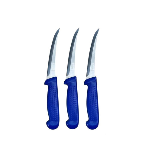 Diekensen Butchers Fish Filleting Knife Curved Thin Stiff Knife - Set of 3