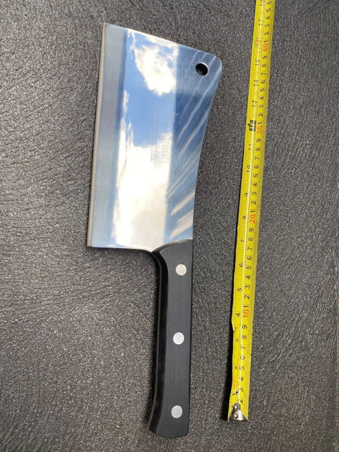 Diekensen Industrial Butchers Cleaver 9" Stainless Steel Full Tang 1.2KG Heavy AllYourBlades