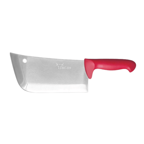 Diekensen Stainless Meat Cleaver Heavy Duty Blade Red BC-09