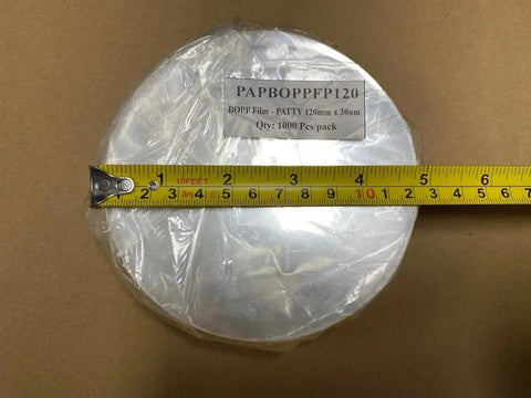 Hamburger Patty Machine BOPP Film - Patty - 100mm/120mm, 30um Thickness AllYourBlades