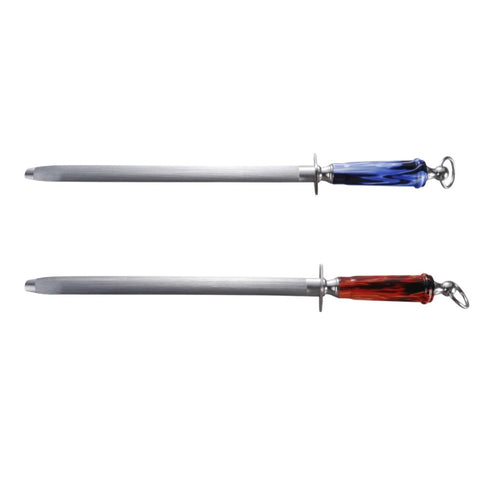 J.West 12"/30cm Professional Butcher's Sharpening Steel - Regular Cut Oval JA15