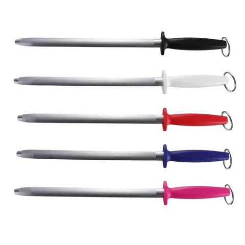 J.West 12"/30cm Professional Butcher's Sharpening Steel - Regular Cut Oval JP12