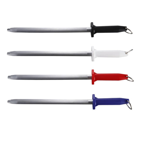 J.West 12"/30cm Professional Butcher's Sharpening Steel - Regular Cut Oval JP13