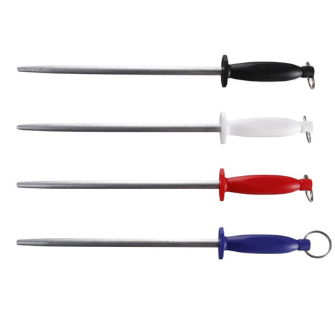 J.West 12"/30cm Professional Butcher’s Sharpening Steel - Ultra Fine Cut Round JP11