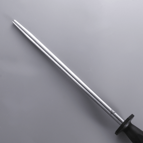 J.West 12"/30cm Professional Butcher's Steel Polished Honing Steel Round JP11