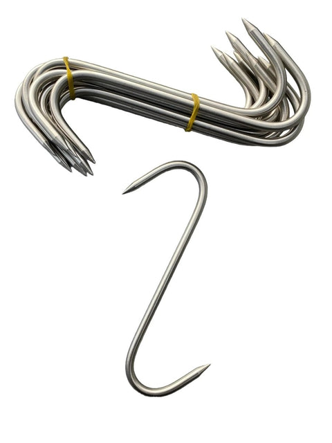 Meat S Hooks Stainless Steel Silver 4 6 8 inches SSH AllYourBlades