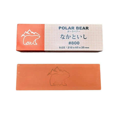 NANIWA Polar Bear Japanese Knife Sharpening Stone #800 NAK-K8