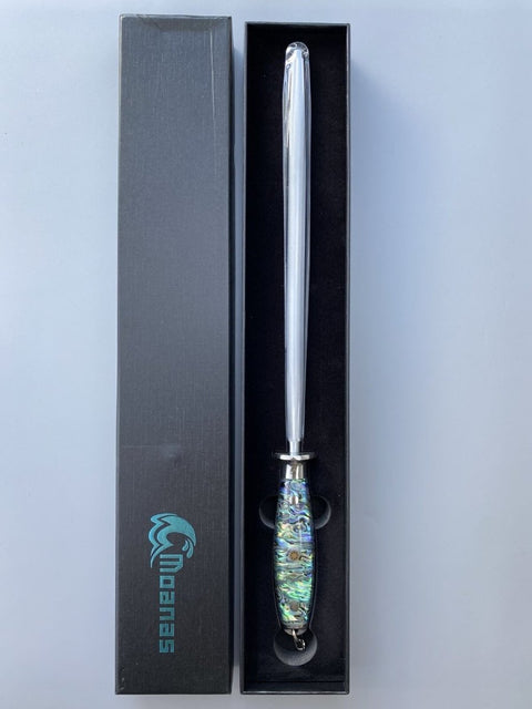 New Butchers Moanas 12" Knife Sharpener Rod Microfine Knife Sharpening Steel