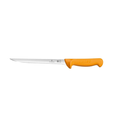 Set of 2 Swibo 8" Curved Flexible Fish Fillet Knives, Yellow
