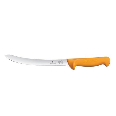 Set of 2 Swibo 8" Curved Flexible Fish Fillet Knives, Yellow