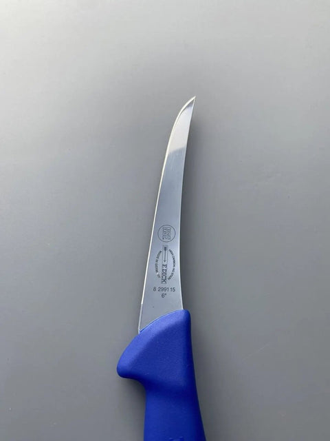 SET OF 3 F.DICK ERGOGRIP 15CM 6" BUTCHERS CURVED STIFF BONING KNIFE BLUE F DICK AllYourBlades