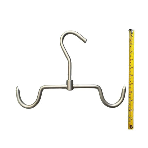 Stainless Steel Double Carcass Gambrel Hook Swivel  Easy Rotation DCSH-12