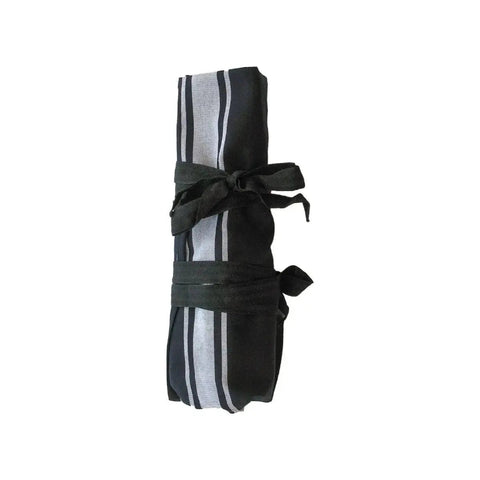 Stripe Poly Cotton Knife Bag 6 Pocket AllYourBlades